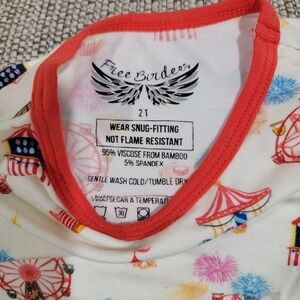 Kids Pajama Set - Colorful Carousel Design